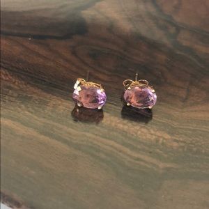 Amethyst earrings